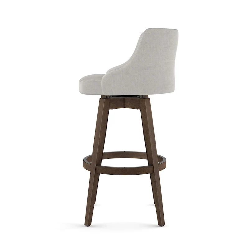 Amisco Nolan Swivel Counter and Bar Stool