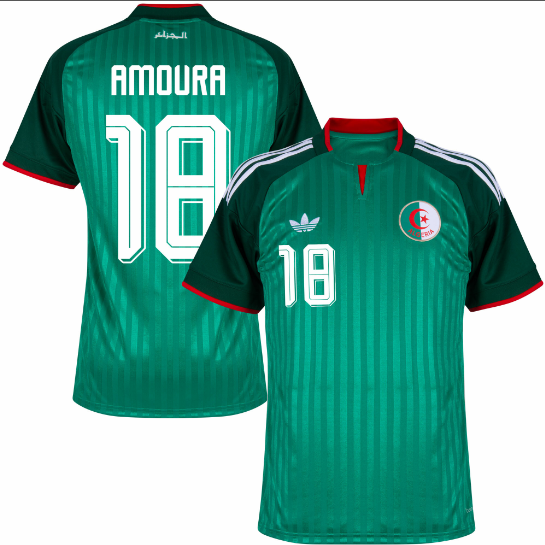 Algeria Away Amoura 18 Jersey 2026-2027