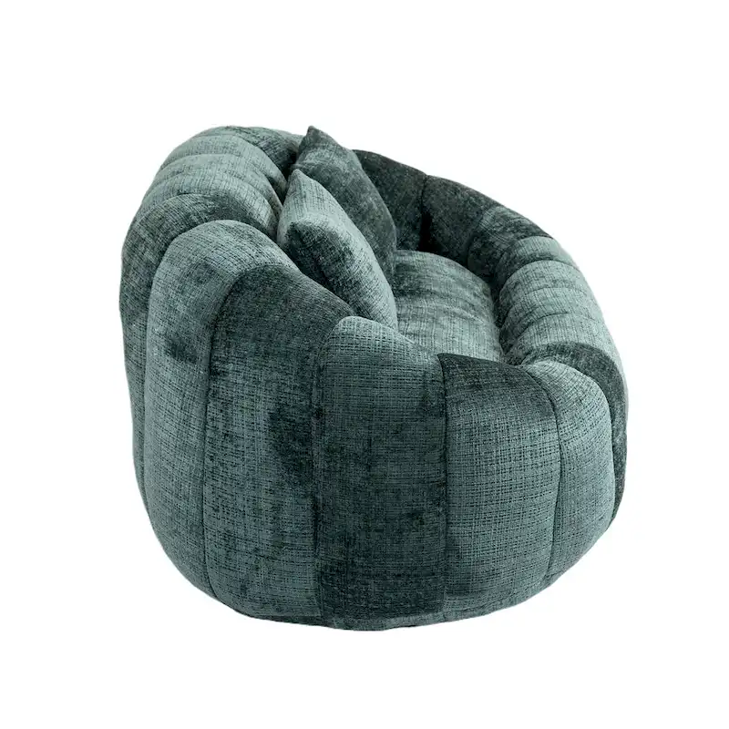 Emerald Modern 59 Chenille Loveseat Chaise Lounge Chair
