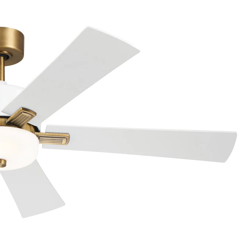 Kichler Lighting Icon 56 inch Integrated LED Indoor White Ceiling Fan