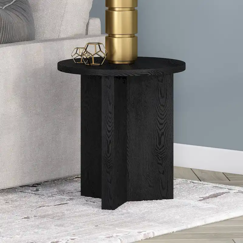 Round X-Base Side Table, 20
