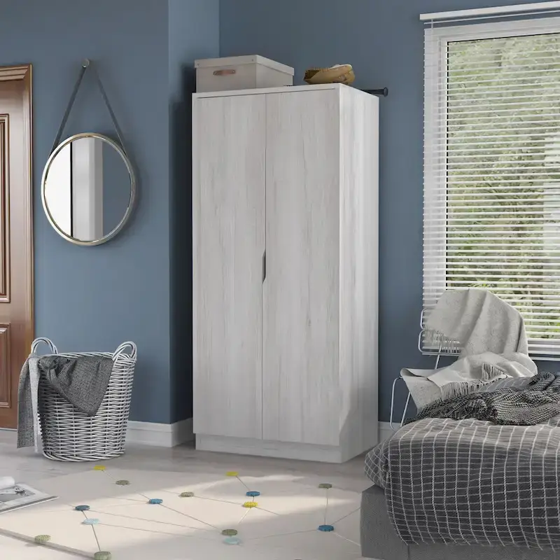 Modern Wardrobe Armoire with 2-door