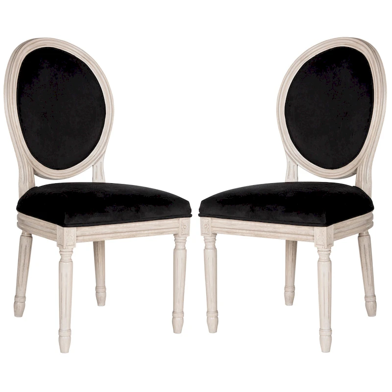 SAFAVIEH Rona Parisian Oval Dining Chair (Set of 2) - 20Wx20Dx39H