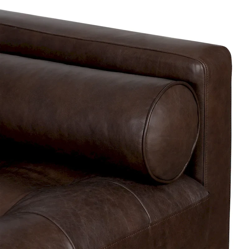 Poly & Bark Napa 104.5  Left Sectional Sofa - Full Grain Genuine Italian Leather