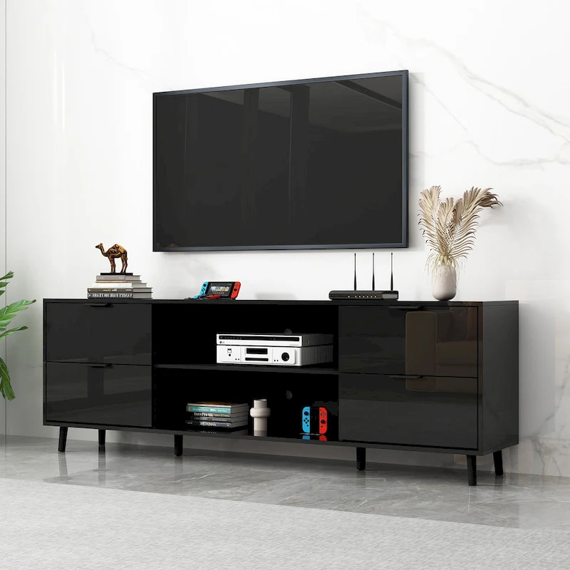 Electric Fireplace TV Stand Entertainment Center Remote Control