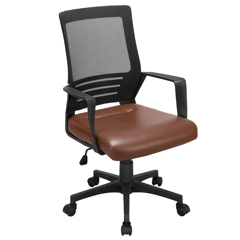 Adjustable Ergonomic Mesh Office Chair with Lumbar Support & 360° Swivel