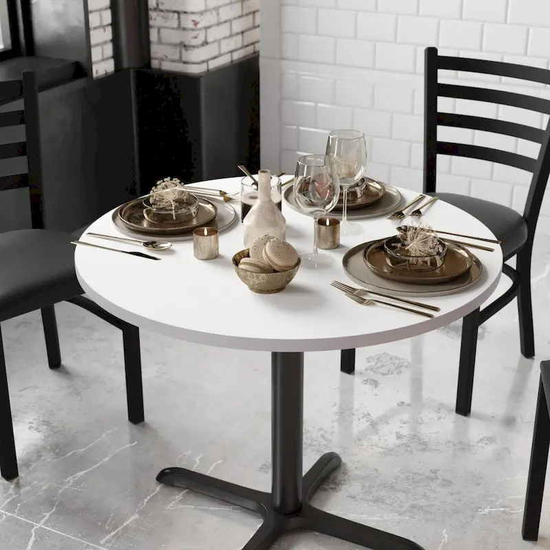 36 Round Table Top with Reversible Laminate Top