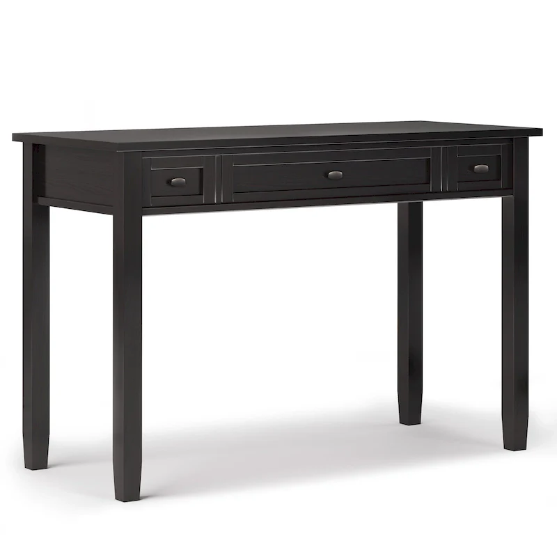 Solid wood transition style desk