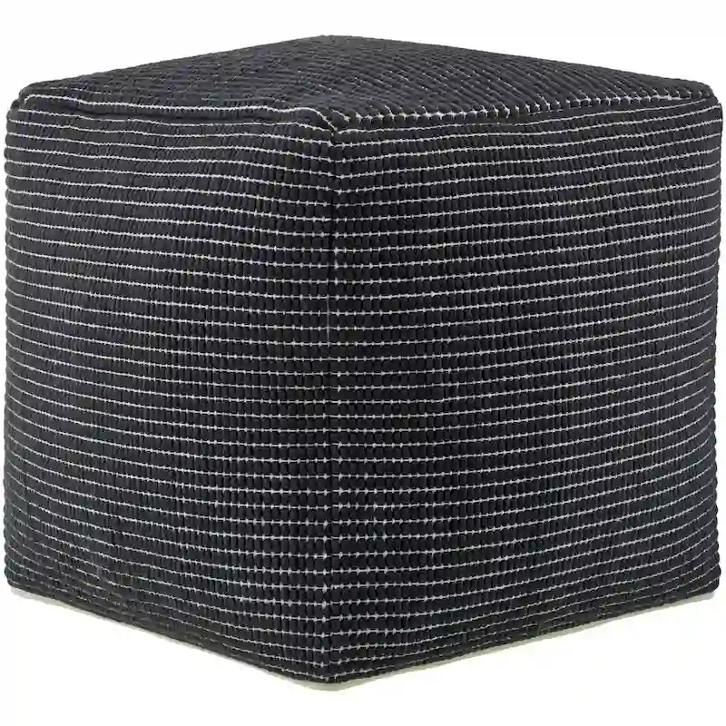 Chunky Grid Modern & Contemporary Pouf