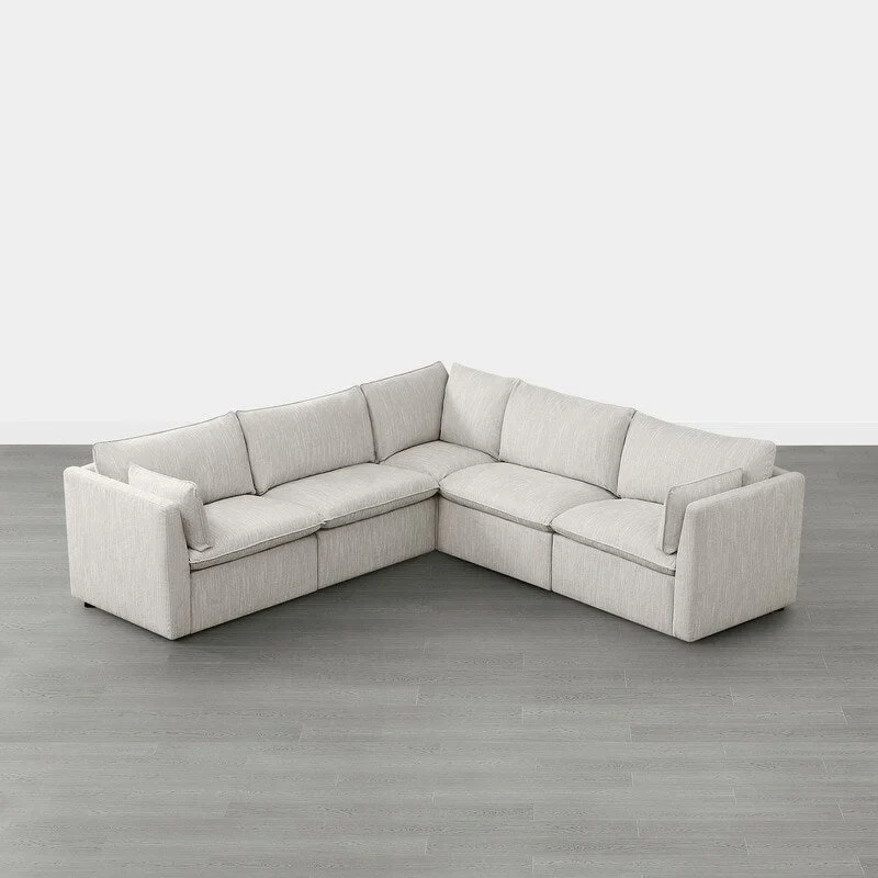 Cypress V-shape Sectional Couches Modular Sofa