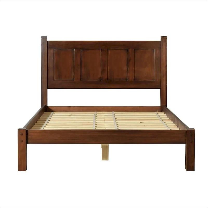 Grain Wood Furniture  Solid Wood Panel Platform Bed