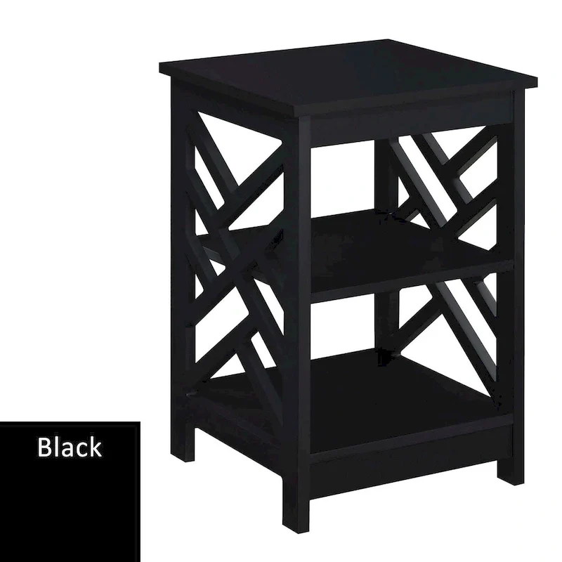 Convenience Concepts Titan End Table with Shelves