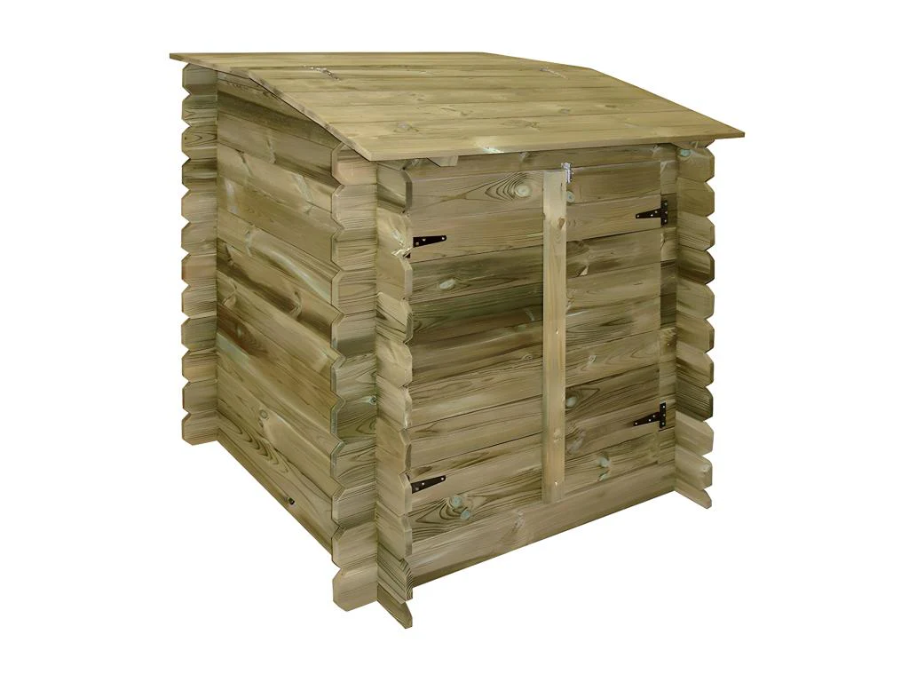 Coffre Filtration Piscine - Naturel clair