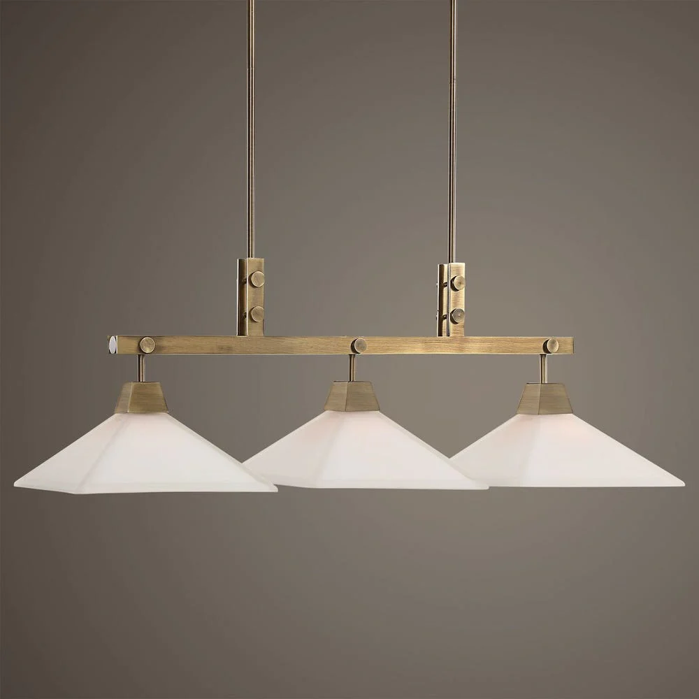 Brookdale, 3 Lt Linear Chandelier