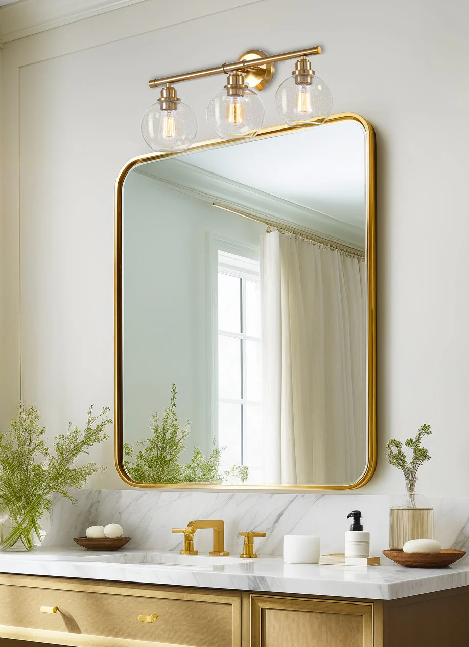 Ayla 23 Modern 3-Light Vanity/Bathroom Light