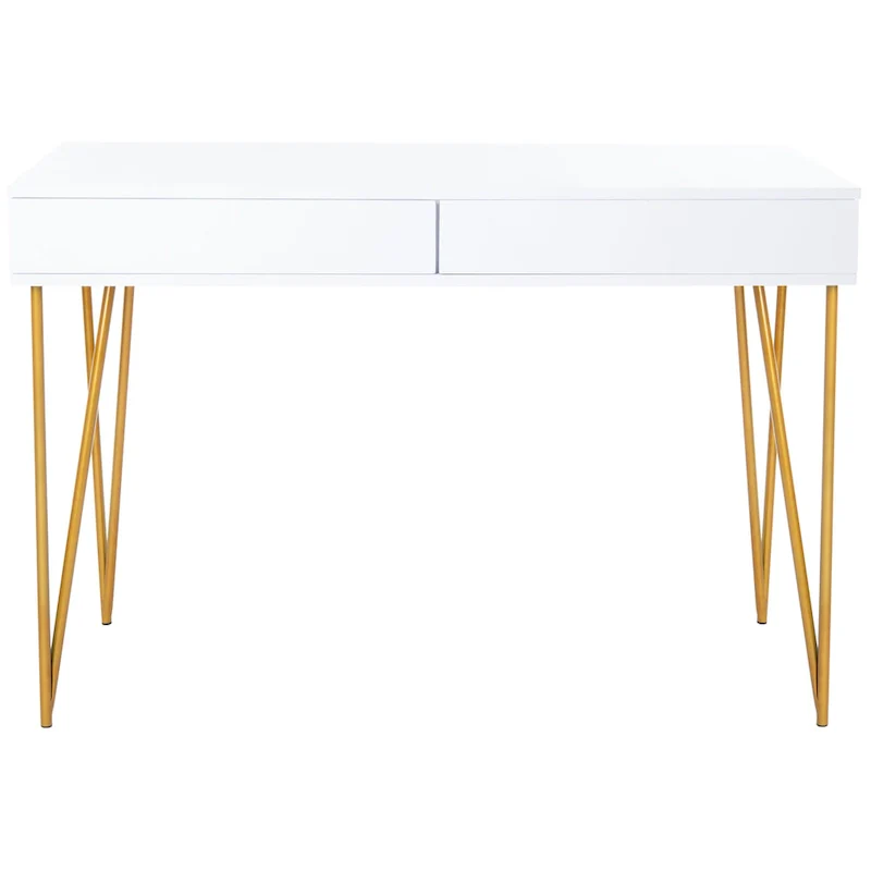 Ladonna Pine Natural 2-Drawer Desk