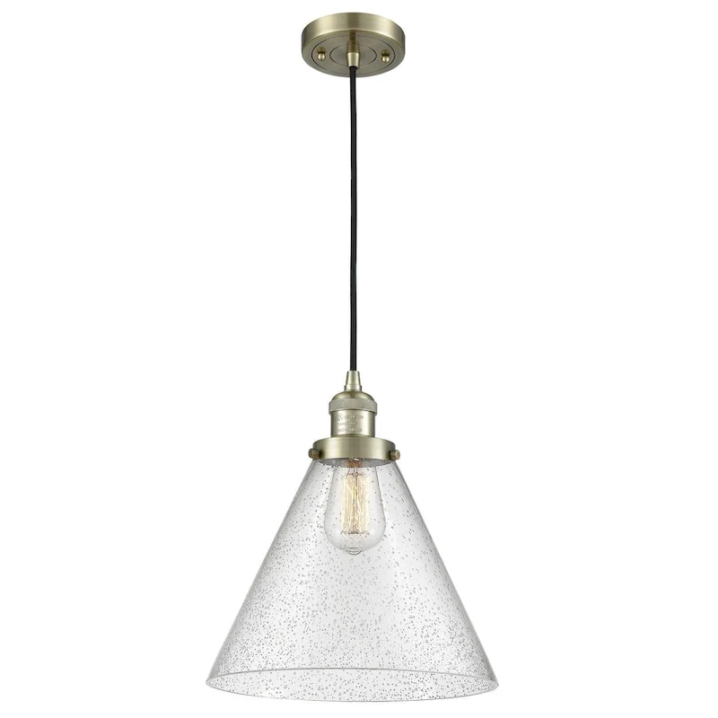Innovations Lighting X-Large Cone Single Light 12  Wide Pendant
