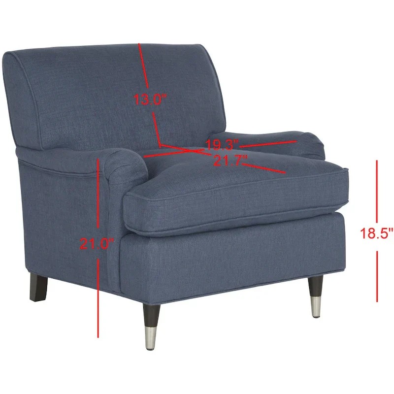 SAFAVIEH Nurhayat Club Chair - 29Wx34Dx32H