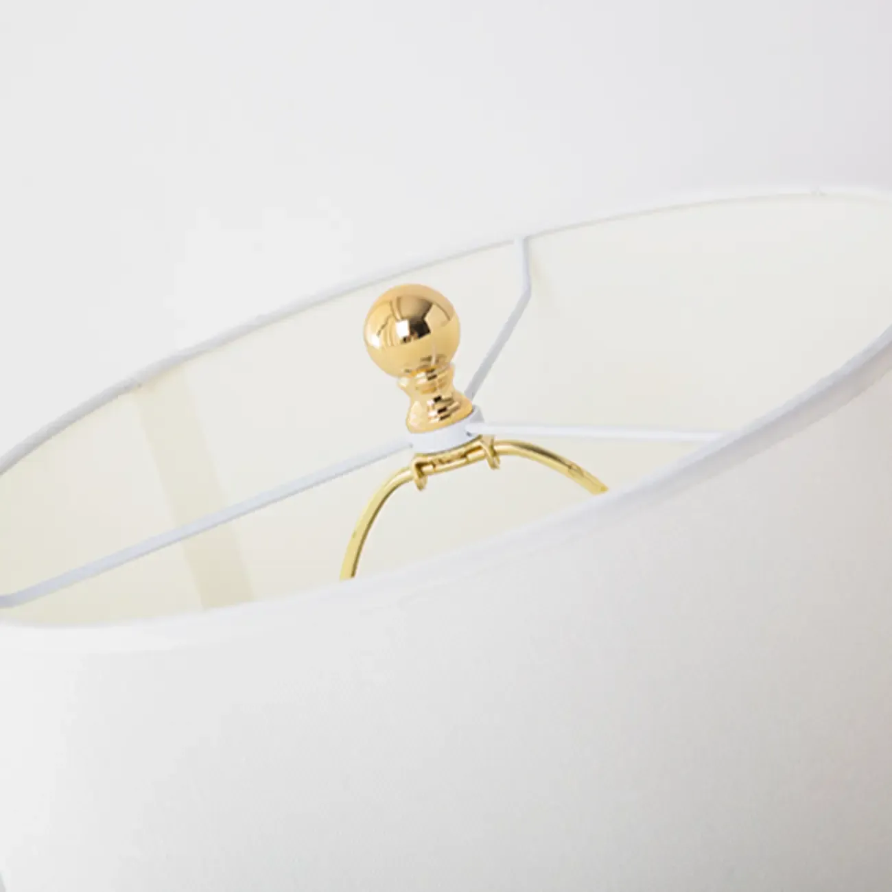 Modern Elegant Barrel Gold LED Table Lamp Fabric Shade