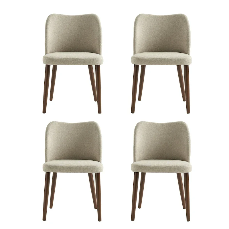 Melisa Solid Wood Dining Chair Set of 4 by HULALA HOME