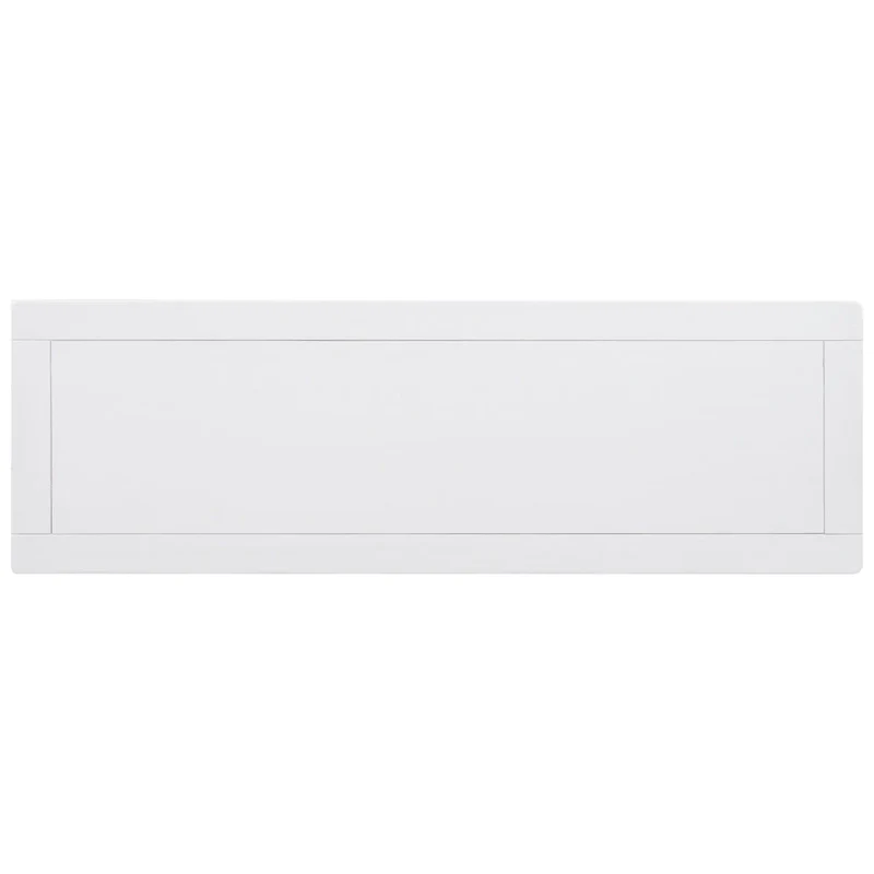 Retro Design Console Table with Two Open Shelves