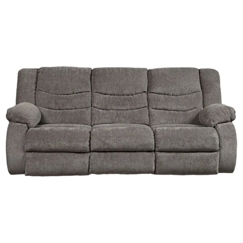 Contemporary Reclining Sofa in Gray
