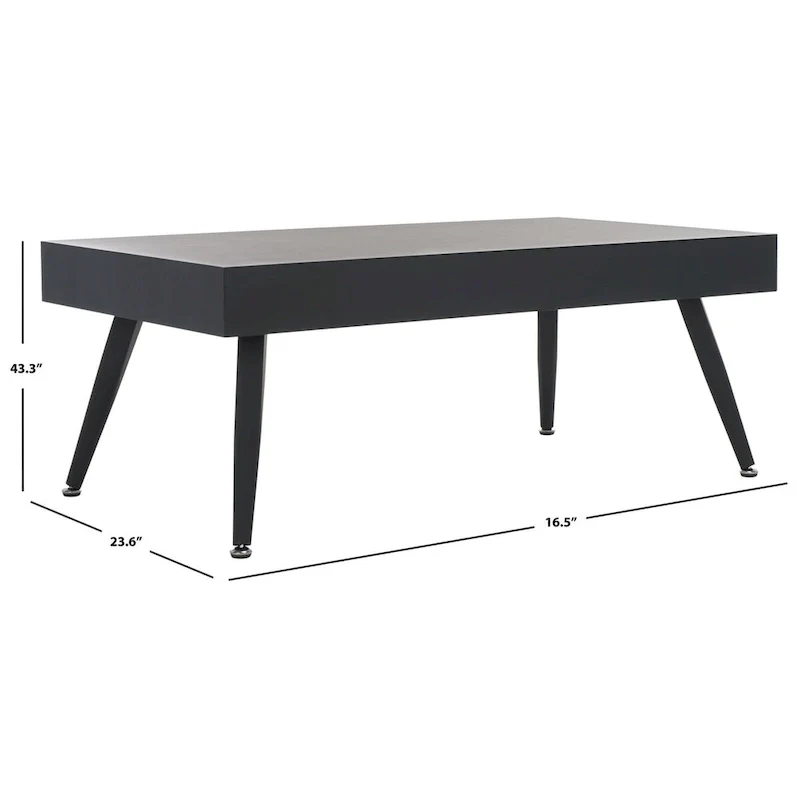 SAFAVIEH Clevie Modern Coffee Table - 43.3 x 23.6 x 16.5 - 43Wx24Dx17H