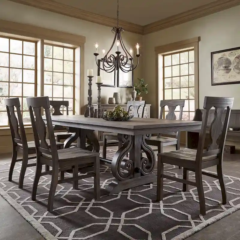 Wood Extendable Dining Table
