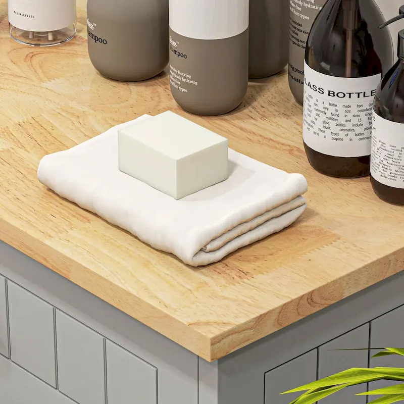 Kitchen Tilt Out Free Standing Recycling Cabinet Trash Can Holder