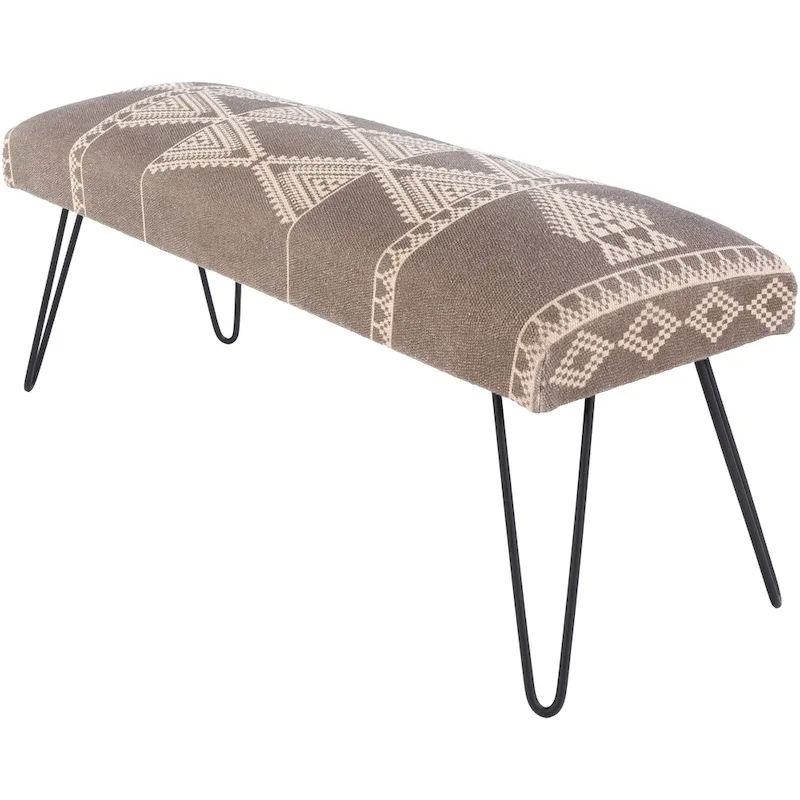 Heria Modern Bohemian Upholstered Bench