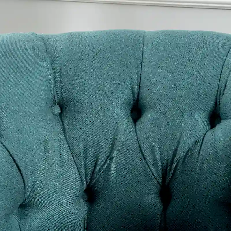 Akira Tufted Fabric Club Chair by Christopher Knight Home