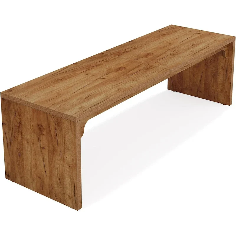 Brown Wood 13FT Rectangular Conference Table