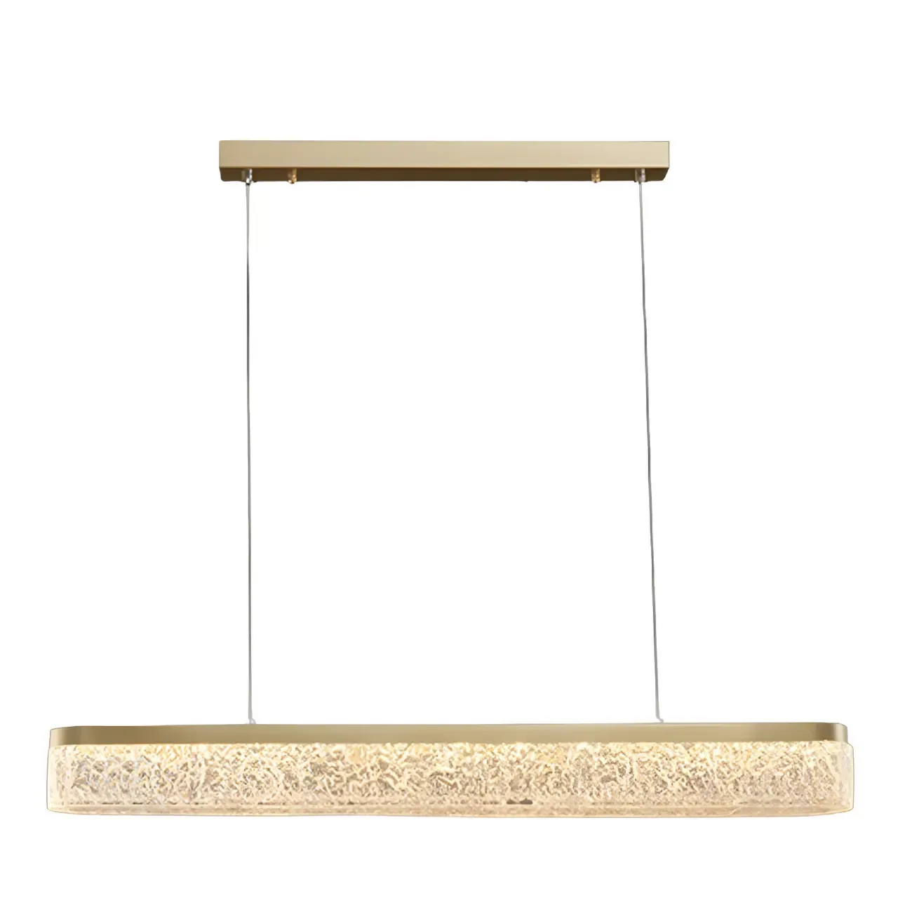 Modern Gold 3-Gear Dimming LED Kitchen Island Pendant Light