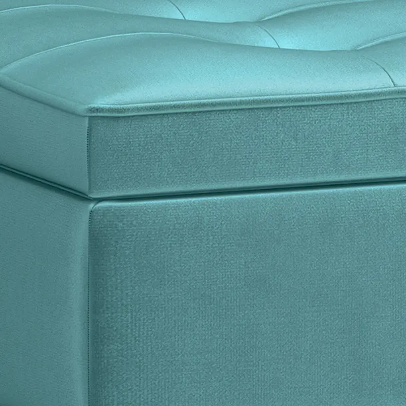 WYNDENHALL Essex 44 inch Wide Transitional Rectangle Ottoman Bench