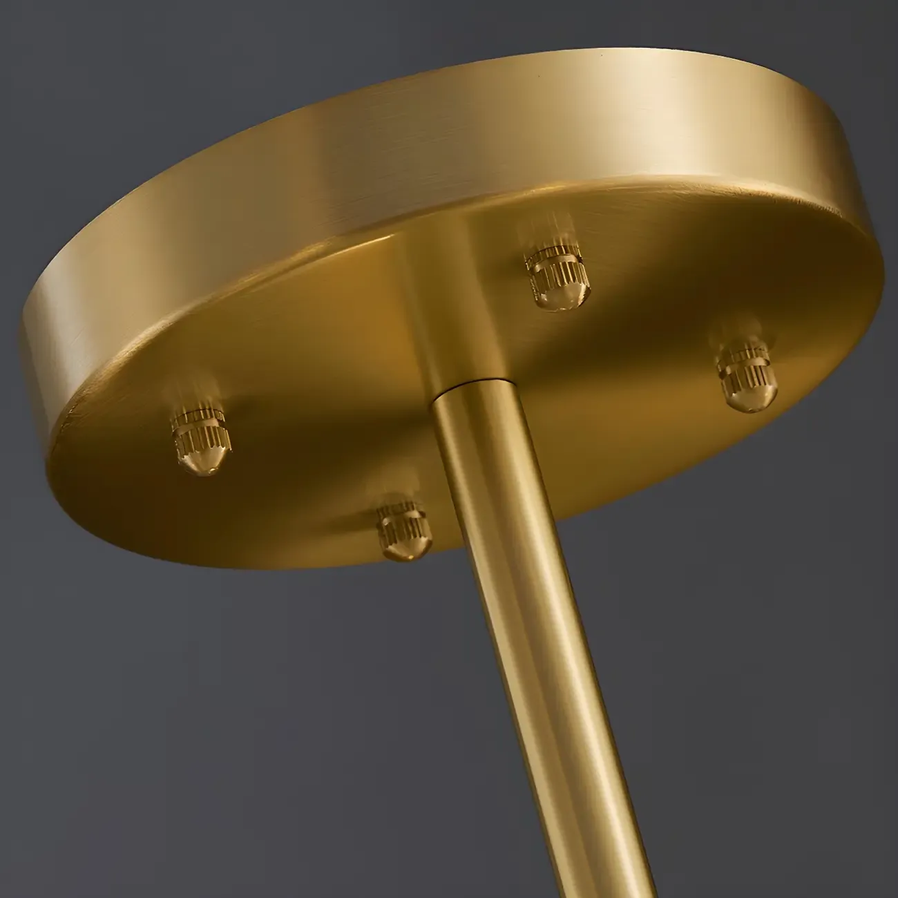 Mid-Century Modern Globe Brass Sputnik Chandelier