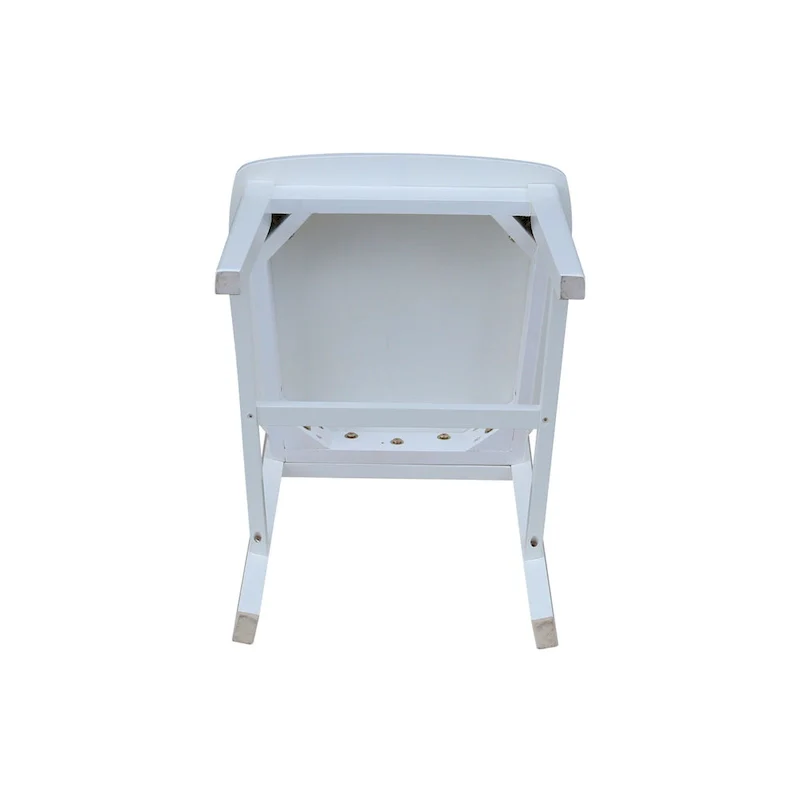 Solid Wood Mission Dining Side Chairs, Set of 2