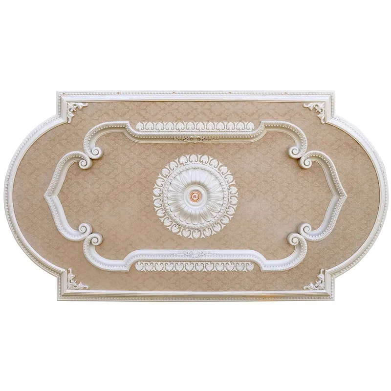 Blanco Rectangular Chandelier Ceiling Medallion 94 inches