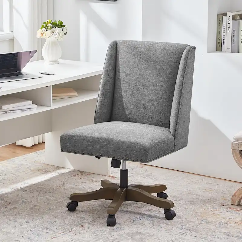 Huimo Home Office Desk Chair with Wheels, 360 Swivel