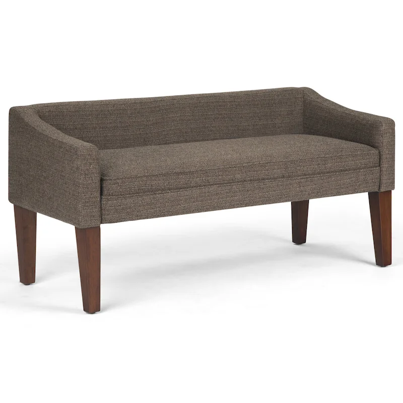 50 inch Wide Contemporary Upholstered Bench - 50x 22x 23.8