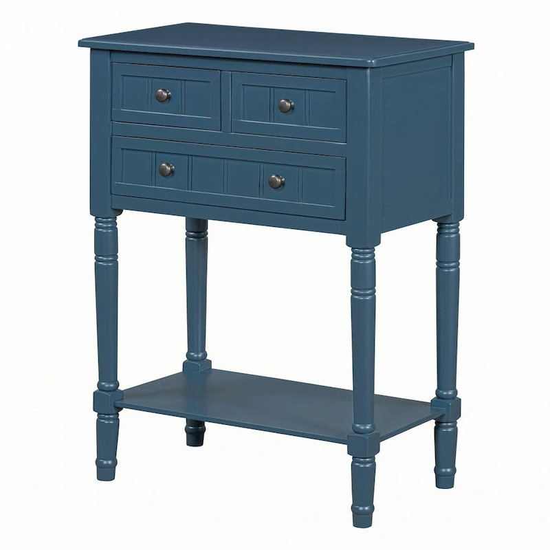 Narrow Console Table(Navy)