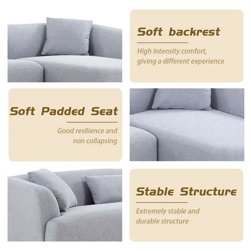 Williamspace 102 L Shape Sectional Sofa Couch