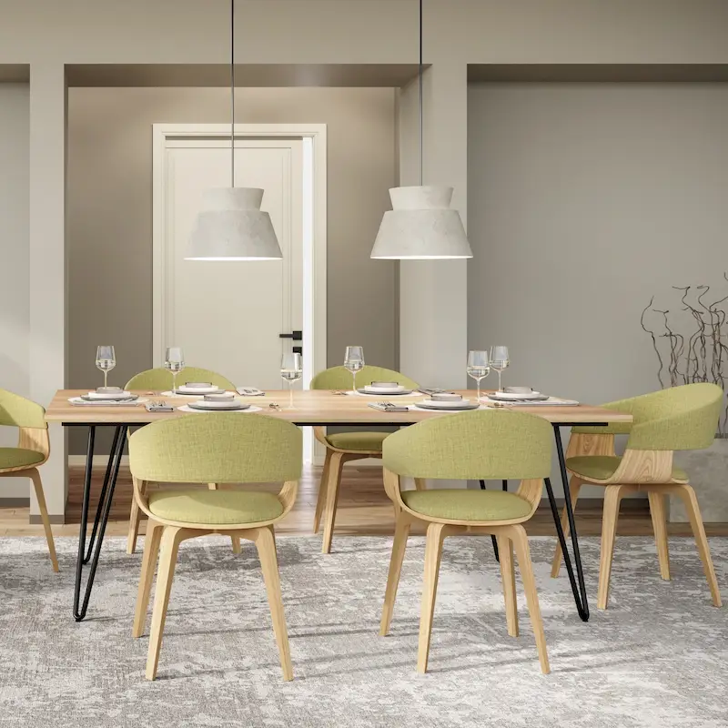 Calinda Mid Century Modern Bentwood Single Dining Chair - 20.5w x 21.7d x 30.9h