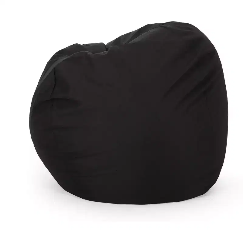 TUYOHW Round Bean Bag Chair for Adults, High-Density Foam Floor Chair for Firm Support, Modern Lazy Sofa Chair for Living Room