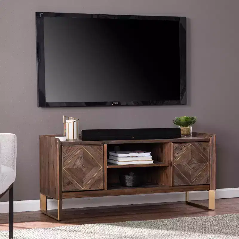 Astorland Reclaimed Wood Media Console - Brown - SEI