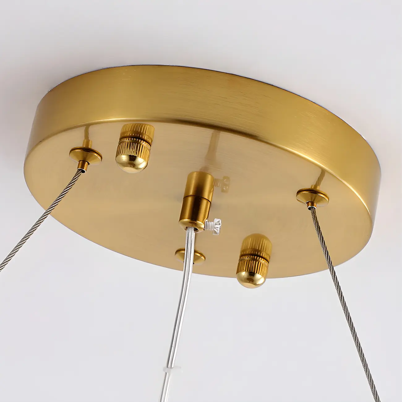 Geometric Clear Crystal Island Pendant Light