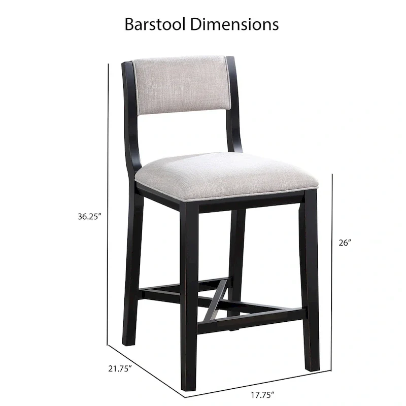 Burbank Solid Wood Counter Stool