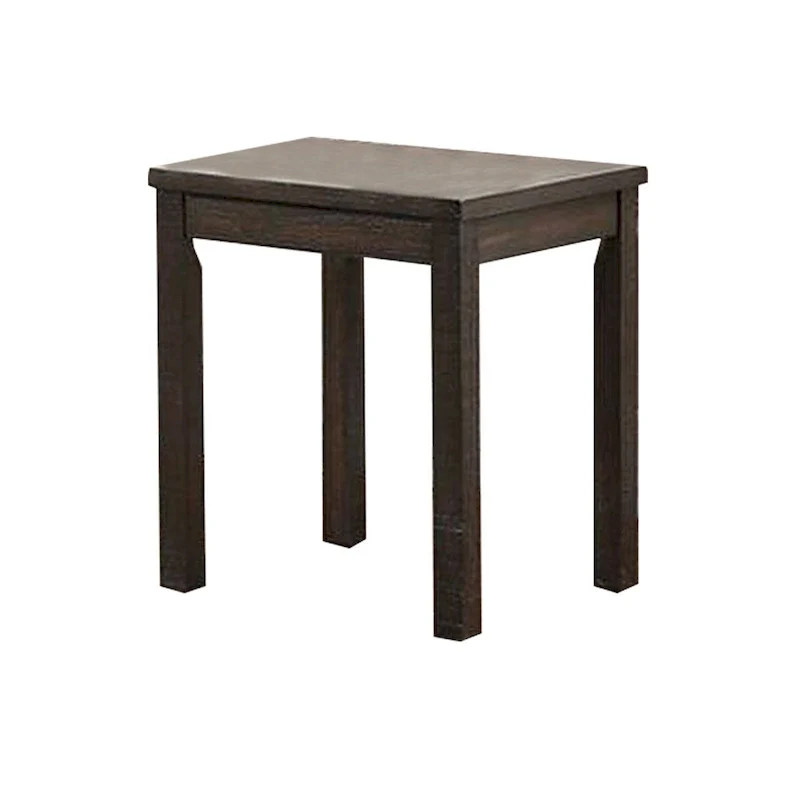 Wood Tabletops Coffee Table, Dark Brown Finish