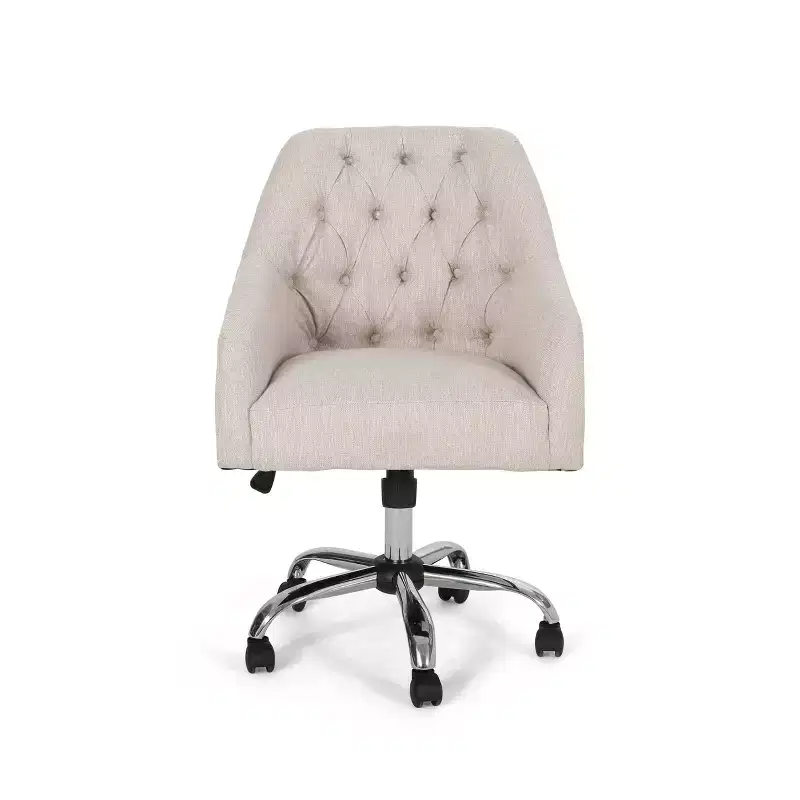 Barbour Tufted Home Office Chair with Swivel Base - Christopher Knight Home