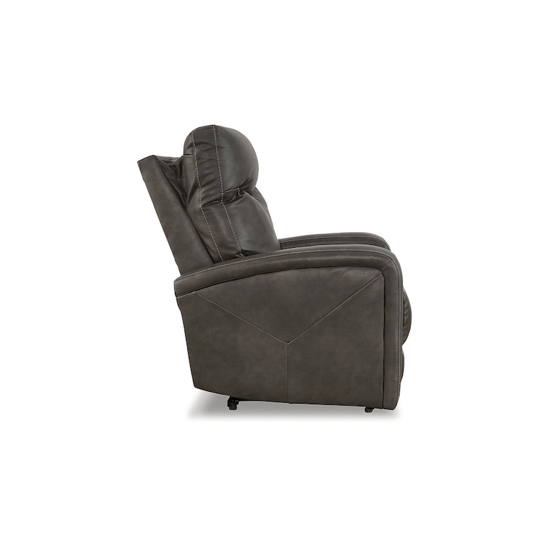 Signature Design by Ashley Ryversans Power Recliner with Adjustable Headrest