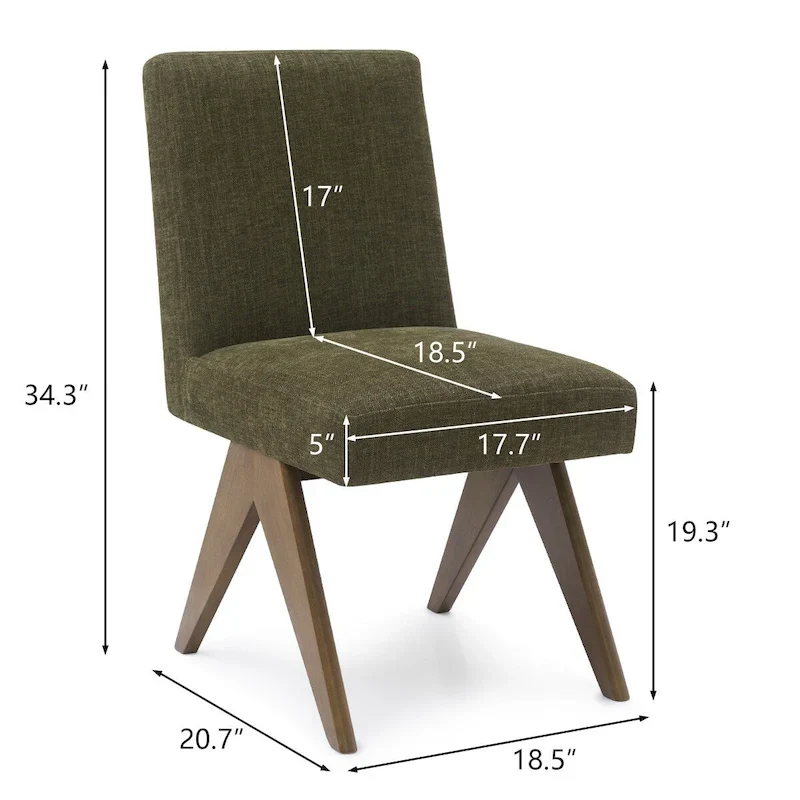 Mid Century Modern Dining Chair (Set of 2)